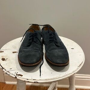 Navy blue suede Clark’s derby shoe. Size 8.5. Any reasonable offer accepted.